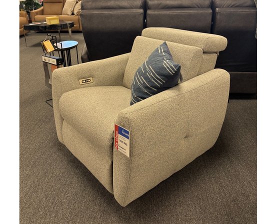 Fauteuil inclinable électrique avec appuie-tête ajustable