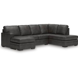 PC61610S1 - Lofton-Pike 2-Piece Sectional and Chaise with Ottoman by Ashley