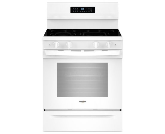 Whirlpool 30-Inch Electric Range with Air Cooking Technology and No Preheat Air Fry -YWFES7030SW