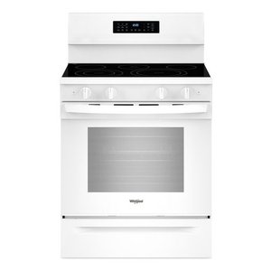 Whirlpool 30-Inch Electric Range with Air Cooking Technology and No Preheat Air Fry -YWFES7030SW