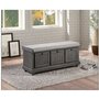 Lift top storage bench