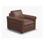 MADISON ROLL ARM leather armchair by Palliser