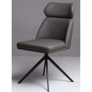 Swivel kitchen chair, Charcoal Grey, Accent Design