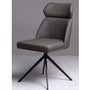 Swivel kitchen chair, Charcoal Grey, Accent Design