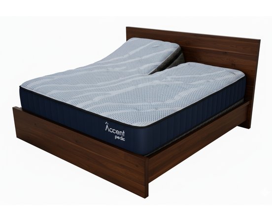 Obsidia Mattress King size 78 in split-head by Accent Pedic