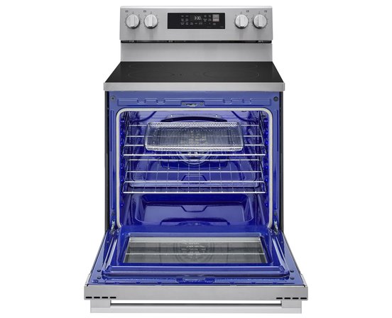 LG Smart Wi-Fi Enabled Electric Range with Air Fry - LREN6323YE