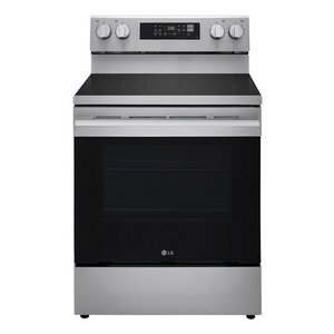 LG Smart Wi-Fi Enabled Electric Range with Air Fry - LREN6323YE