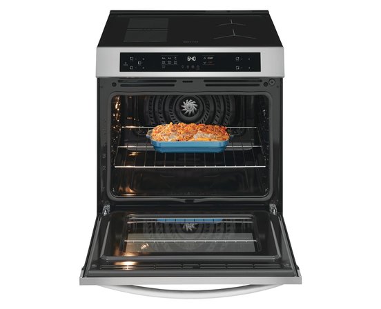 Frigidaire 30 in. Front Control Induction Range with Air Fry - FCFI308CBS