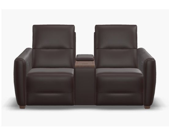 SANIBEL Power Reclining Console Loveseat with Power Headrest and Lumbar by Palliser
