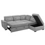 Khloe Fabric Sectional Bed by Monarch