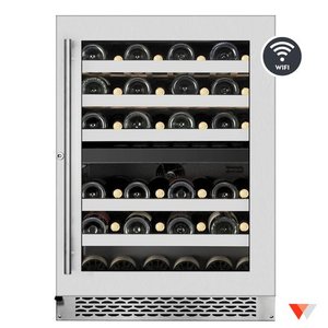 Wine Cell'R built in Wine Cellar dual zones 46 bottles - WC46DZSV1