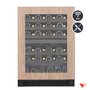 Wine Cell'R built in Wine Cellar dual zones 46 bottles - WC46DZPRV1