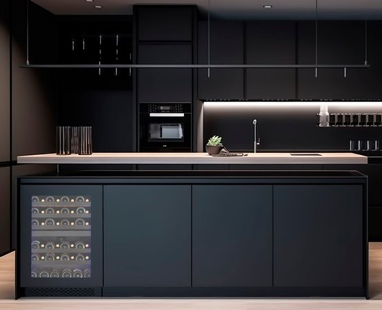 Wine Cell'R built in Wine Cellar dual zones 46 bottles - WC46DZPRV1