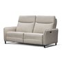 Motorized Reclining Fabric Condo Sofa with Power Headrest by Elran