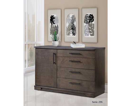 Solid Cherry Wood Buffet by Ébénisterie Concept