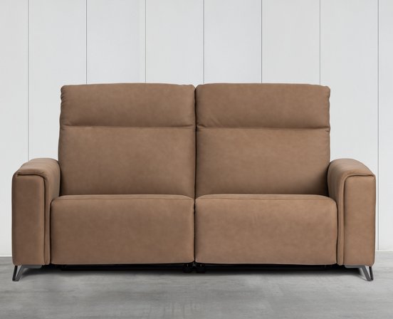 Fabrice Power Condo Sofa with Power Headrest