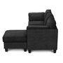 Eva Fabric Sofa Lounger by Monarch ***LIQUIDATION***