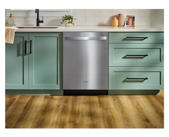 Whirlpool Dishwasher with Total Coverage Wash Action and Auto Open Air Dry - WDTS8024SZ