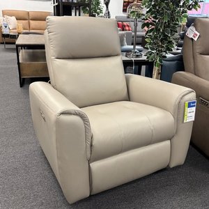 Fauteuil inclinable, motorisé, pivotant, berçant avec tête motorisé en tissu de Elran