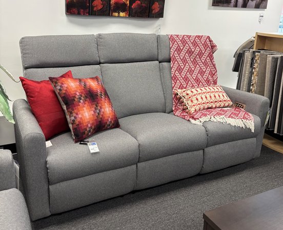 Sofa inclinable motorisé en tissu de Elran