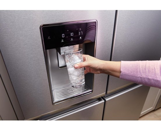 Whirlpool 36-Inch Counter Depth 4 Door Refrigerator with Ice Maker in Door - WRQC7836RZ