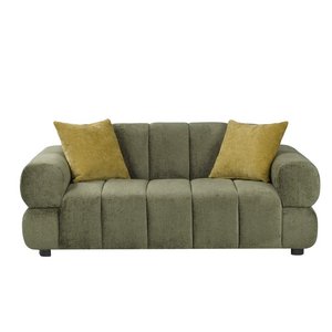 Fabric Stationnary Loveseat by Deco-Style
