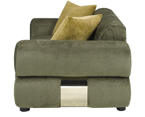 Fabric Stationnary Loveseat by Deco-Style