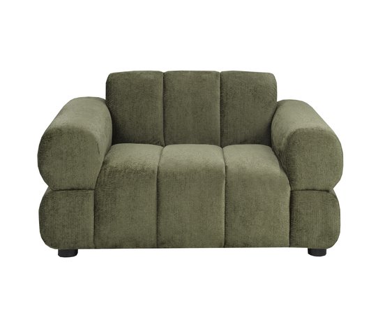 Fabric Stationnary Seat And A Half Chair by Deco-Style