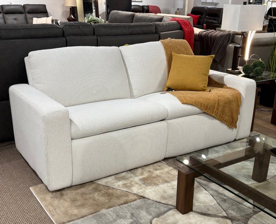 Elran power reclining condo sofa