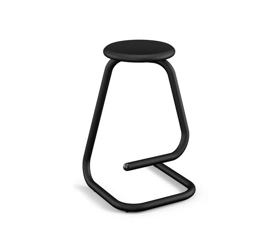 Non swivel stool Paperclip by Amisco