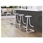 Non swivel stool Paperclip by Amisco