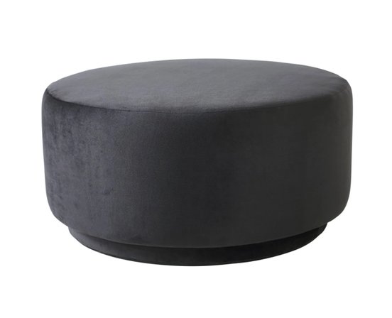 Renwil Black Ottoman Column