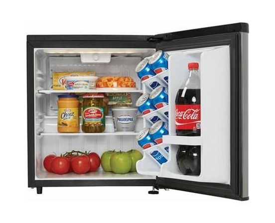 Danby 18-Inch, 1.7 Cu. Ft. Compact Refrigerator - DAR017A3BSLDB