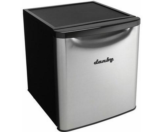 Danby 18-Inch, 1.7 Cu. Ft. Compact Refrigerator - DAR017A3BSLDB