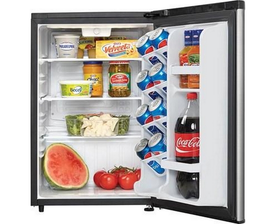 Danby 18-Inch, 2.6 Cu. Ft. Compact Refrigerator - DAR026A2BSLDB