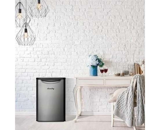 Danby 18-Inch, 2.6 Cu. Ft. Compact Refrigerator - DAR026A2BSLDB