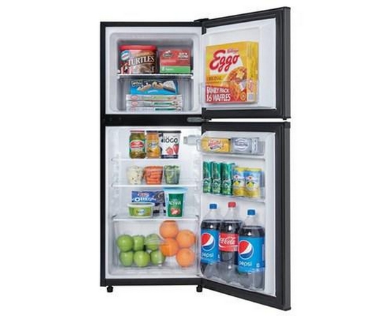 Danby 19-Inch, 4.7 Cu.Ft Top Freezer Refrigerator - DCR047A1BBSL