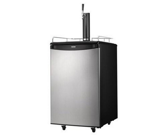 Danby 5.4 Cu. Ft. Freestanding Single Tap Keg Cooler - DKC054A1BSLDB
