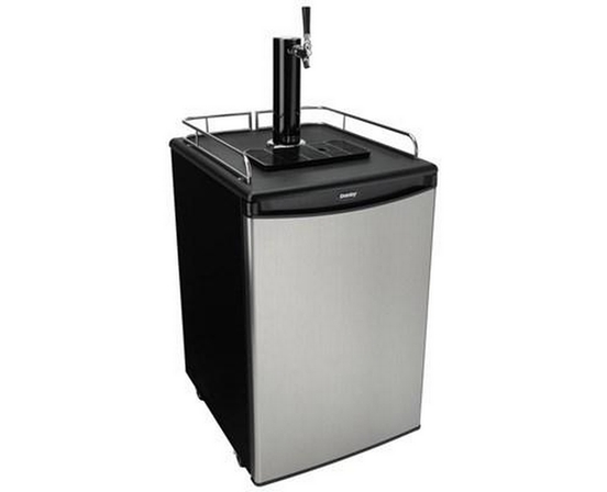 Danby 5.4 Cu. Ft. Freestanding Single Tap Keg Cooler - DKC054A1BSLDB