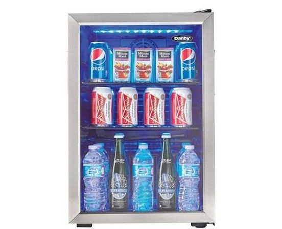 Danby 2.6 Cu. Ft. Freestanding Beverage Center - DBC026A1BSSDB