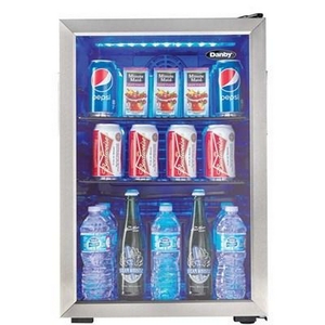 Danby 2.6 Cu. Ft. Freestanding Beverage Center - DBC026A1BSSDB