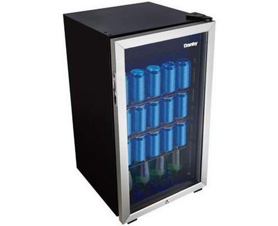 Danby 3.1 Cu. Ft. Freestanding Beverage Center - DBC117A1BSSDB-6
