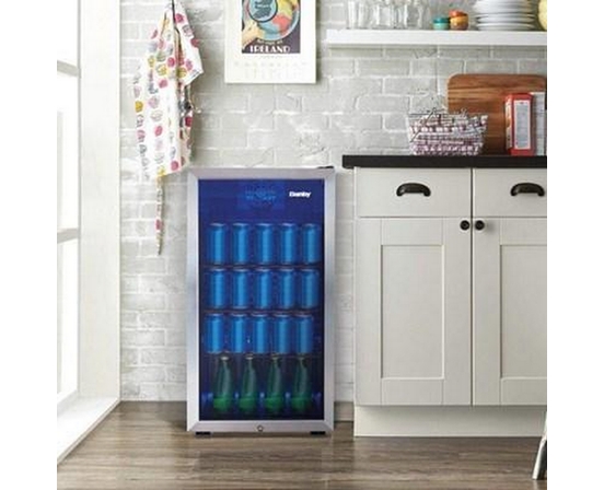 Danby 3.1 Cu. Ft. Freestanding Beverage Center - DBC117A1BSSDB-6