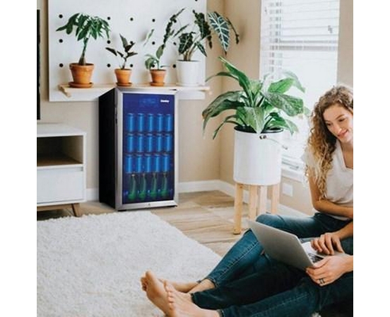 Danby 3.1 Cu. Ft. Freestanding Beverage Center - DBC117A1BSSDB-6