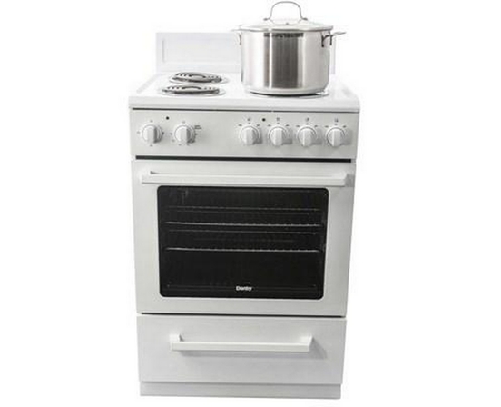 Danby 24-Inch Freestanding Electric Range With Even Baking - DERM240WC