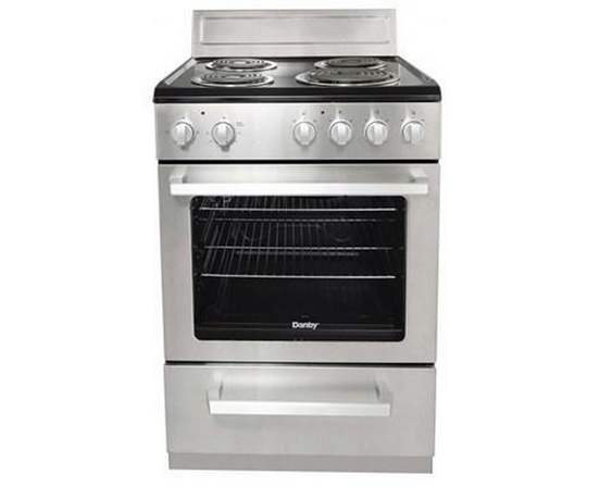 Danby 24-Inch Freestanding Electric Range With Even Baking - DERM240BSSC