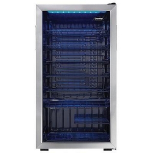 Danby 36-Bottle Freestanding Wine Cooler With Led Lighting - DWC036A1BSSDB-6
