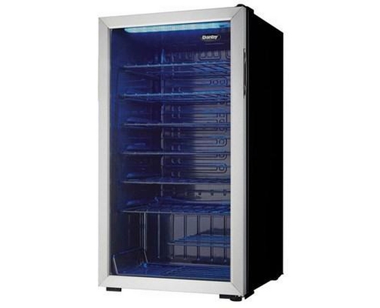 Danby 36-Bottle Freestanding Wine Cooler With Led Lighting - DWC036A1BSSDB-6