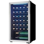 Danby 36-Bottle Freestanding Wine Cooler With Led Lighting - DWC036A1BSSDB-6