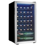 Danby 36-Bottle Freestanding Wine Cooler With Led Lighting - DWC036A1BSSDB-6